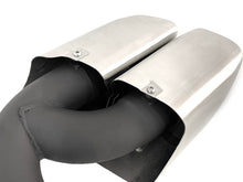 Square Twin Exhaust Tips For 11-14 Porsche Cayenne Base 958.1 Short Pipe
