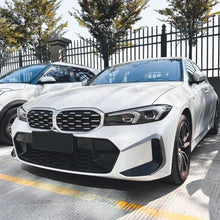 Front Bumper Fog Light Canards Trim Kit For BMW 3 Series G20 G21 LCI M Sport 2023 2024