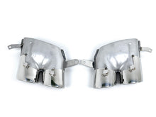 Silver/Black Exhaust Tips Tailpipe Upgrade For Audi A6 C7.5 2016 2017 2018