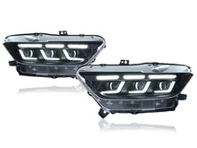 Pair LED Headlights Assembly for Ford Mustang 2015-2017