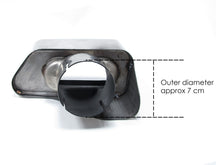 Gloss Black Rear Diffuser w/ Square Exhaust Tips Fit BMW F10 528i 535i 550i M-Sport 2011-2016