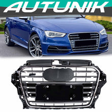 Chrome Front Grille for Audi A3 8V S3 2013 2014 2015 2016