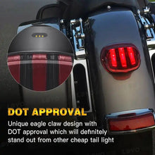LED Brake Tail Light for Harley Davidson w/ F1 Flashing Blinker Turn Signal