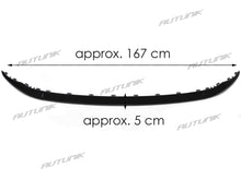 3pcs Gloss Black Front Lip Molding Trims For Mercedes C-Class W205 Sedan/Coupe AMG 2019-2021