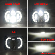 5x7 6x7 LED Headlight Hi/Lo Beam for Jeep Cherokee XJ 84-01 Wrangler YJ 86-95