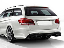 Diffuser & Black Exhaust Tips For Mercedes E W212 S212 E250 E300 E350 AMG 2014-2016