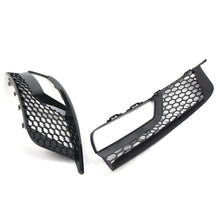 Front Bumper Fog Light Grille Black Cover Pair For AUDI A3 8V SEDAN non-S-Line 2013-2016