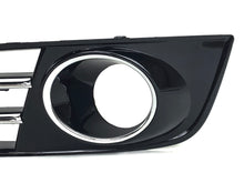 Left+Right Front Bumper Fog Light Grille Cover For Audi A8 D4 2011 2012 2013 2014