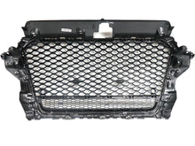 Gloss Black Front Bumper Grille Upper Grill Honeycomb for Audi A3 S3 2013 2014 2015 2016