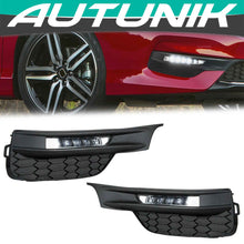 Front LED DRL Daytime Running Lights Fog Lamps+Wiring for Honda Accord Sedan 4Dr 2016-2017