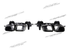 C63 Style Rear Diffuser & Black Exhaust For Mercedes W205 Sedan C250 C300 C450 C43 AMG Bumper Only