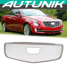 Overlay Chrome Front Bumper Grille for 15-19 Cadillac ATS