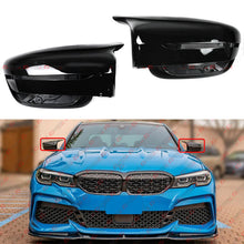 Gloss Black For 2019-2025 BMW G20 330i 330e M5 Style Mirror Cover Conversion Housing Assembly