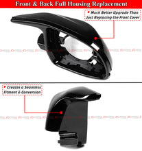 Gloss Black For 2019-2026 BMW G05 X5 G02 X4 G01 X3 G06 X6 M Style Mirror Cover Conversion Housing Assembly