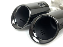 Sporty Exhaust Tips Black For Porsche Cayenne V6 V8 2011-2014 Short Pipe