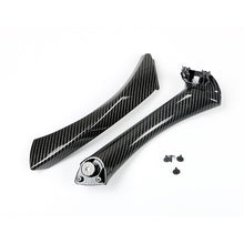 6pcs Carbon Fiber Style Interior Door Handle Pull Panel Trim For BMW E90 E91 3 Series 328i 335i 2006-2011