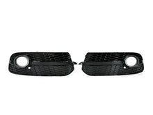 Black Front Fog Light Cover Grill For 2013-2017 AUDI Q5 Non-Sline fg172