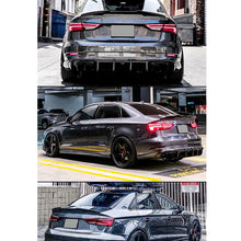 Gloss Black Rear Trunk Spoiler for Audi A3 8V S3 RS3 2015-2021