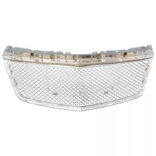 Chrome Front Upper Mesh Grille for 14-19 Cadillac CTS Sedan No Camera Mount