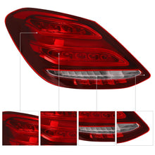 Left Driver Side Tail Light For Mercedes Benz W205 C300 C43 2015-2018