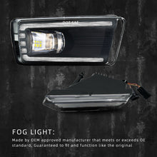 Fog Lights LED Lamps For 2007-2014 Chevy Silverado Avalanche Suburban Tahoe+DRL