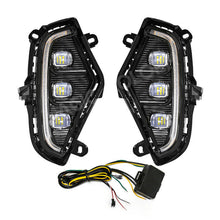 LED DRL Daytime Running Light For Toyota RAV4 2019-2024 Fog Lamp w/ Turn Signal