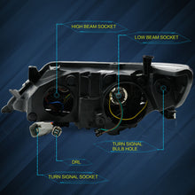 Projector LED Headlights For 2012-2014 Toyota Camry Front Lamps