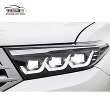 L+R LED Headlights For Toyota Highlander 2012-2014 Sequential Front Lamps