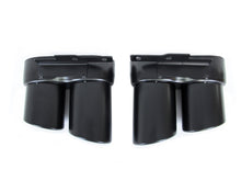 Matte Black Diffuser Exhaust Tips for Audi A6 C8 Sline 2019-2024