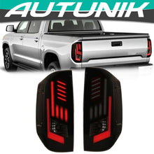 Smoke LED Tail Lights For 2014-2021 Toyota Tundra Sequential Brake Rear Lamps