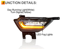LED DRL Front Bumper Fog Lights with Signal for 2021-2023 Ford F150 XL L+R