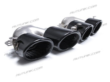 Black Rear Diffuser + Exhaust Tips for Mercedes CLA C118 CLA35 CLA45 CLA250 CLA200 AMG Pack 2021-2023 di115