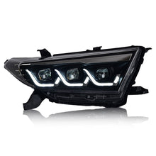 Red Demon Eye LED Headlights For Toyota Highlander 2012-2014 Front Lamp Assembly