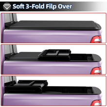 5.5FT Soft 3-Fold Tonneau Cover for 2022-2025 Toyota Tundra Truck Bed Snowproof