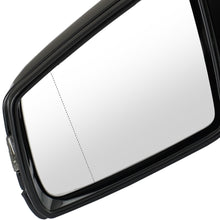 Black Driver Left Side Mirror For Mercedes 2010-2014 Mercedes C-Class W204 C250 C300 C350