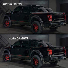 LED CLEAR Rear Tail Lights For Ford F150 F-150 Pickup 2015-2020 W/Red Turn Signal Lights
