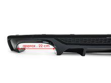 Gloss Black Rear Bumper Diffuser w/ Black Exhaust Tips For Audi A5 S-Line 2017–2019