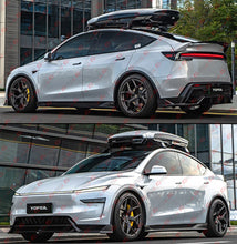 For 2025-2026 Tesla Model Y Juniper Yofer Design Matte Black Side Skirt Extension