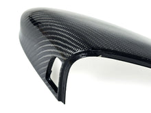 Carbon Fiber Mirror Cover Caps for VW Golf MK8 2022-2025 GTE GTI GTD Golf R w/ Assist Light