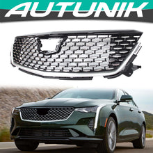 Silver Diamond Front Grille for Cadillac CT4 2020-2024