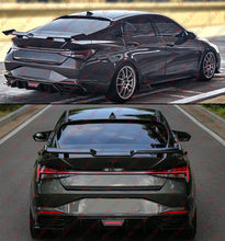 For 2021-2025 Hyundai Elantra Gloss Black Trunk Spoiler Wing