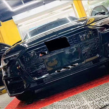 Gloss Black RS6 Style Grille For Audi A6 S6 C8 2019–2025 W/ ACC & Camera