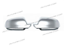Matt Chrome Side Mirror Cover Caps Replace for AUDI A4 B8.5 S4 A5 8T S5 RS5 2013-2016 With Lane Assist mc14