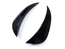 Front Bumper Canards Side Vent Gloss Black Fit For Mercedes C-Class W205 Sedan Coupe AMG Sport 2015-2018 pz11