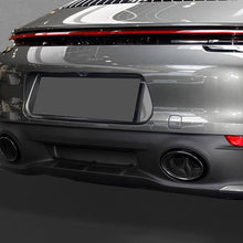 Gloss Black Steel Exhaust Tips Rear Tailpipe For Porsche 911 992 PSE Carrera 4/S/4S/Targa 4 2020-2025
