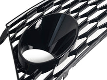 Left+Right Side Bumper Fog Light Lamps Frame Grille Cover For Audi RS6 2014-2018