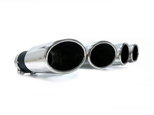 Black/Silver Dual Exhaust Tips Tail Pipes For Audi A3 8P 8V A4 B8 B9 A5 A6 Q5 TT 2.0T