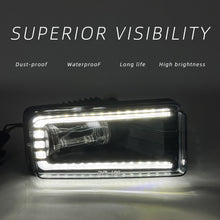 Fog Lights LED Lamps For 2007-2014 Chevy Silverado Avalanche Suburban Tahoe+DRL