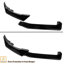 Gloss Black Front Bumper Lip Spoiler For 2024-25 BMW X6 G06 M Sport LCI