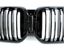 Gloss Black Front Kidney Grille for BMW X3 G01 X4 G02 LCI w/o Camera 2022-2024